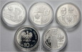  Polska, III RP, zestaw 5 x 10 złotych