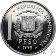 DOMINIKANA - 1 PESO - 1995 - 50 LAT ONZ