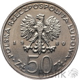 Polska, 50 złotych, 1980, Kazimierz Odnowiciel, próba, nikiel