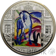 WYSPY COOK'A - 20 DOLARÓW -2011 - FRANZ MARC -BLUE HORSE [M]