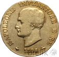 WŁOCHY - KRÓLESTWO NAPOLEONA - 40 LIRÓW - 1808 - NAPOLEON