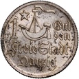 B499. Wolne Miasto Gdańsk, 1 gulden 1923