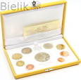 Watykan, zestaw euro, 2009, od 1 centa do 2 euro + medal w srebrze