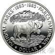 358. Kanada, 1 dolar, 1985, 100-lecie parków narodowych