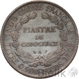 INDOCHINY FRANCUSKIE - PIASTRA - 1907 A - Stan: 3+