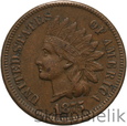 USA - CENT - 1875 - INDIANIN