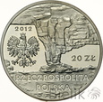 Polska, III RP, 20 złotych, 2012, Krzemionki Opatowskie