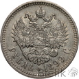 28. Rosja, 1 rubel, 1899 **, Mikołaj II