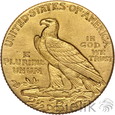 USA, 2 1/2 dolara 1914, indianin, złoto