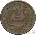 USA - 2 CENTY - 1865