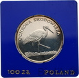 219. Polska, PRL, 100 złotych, 1982, Bocian