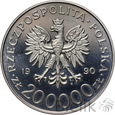 Polska, III RP, 200000 złotych, 1990, Bór Komorowski, próba, nikiel