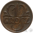 1111. Polska, II RP, 1 grosz, 1928