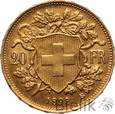 Szwajcaria, 20 franków 1898