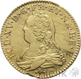 FRANCJA - LOUIS D'OR - 1726 PAU (KROWA) - LUDWIK XV