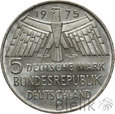 92. Niemcy, 5 marek, 1975 F, Rok zabytków