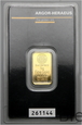 Sztabka złota, 5 g Au999, Argor-Heraeus