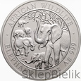 Somalia, 100 Shillings, 2008, uncja Ag999