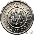 Polska, 20000 złotych 1993, Łańcut, próba, nikiel #BS