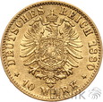 Niemcy, Hesja, Ludwik IV, 10 marek, 1880 H