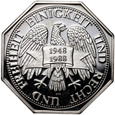 5. Niemcy, medal 1988, 40-lecie marki niemieckiej