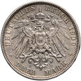 Niemcy, Bawaria, Otto, 3 marki 1909 D
