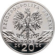 Polska, III RP, 20 złotych 2001, Paź królowej