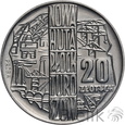 565. Polska, PRL, 20 złotych, 1964, Próba nikiel, Huta Turoszów
