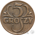 Polska, II RP, 5 groszy, 1934