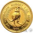 Australia, 100 dolarów 1999, kangur, uncja Au999