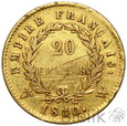 Francja, Napoleon, 20 franków 1810 W, Lille