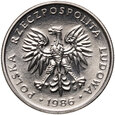 751. Polska, PRL, 50 groszy 1986, Próba, Nikiel