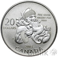 368. Kanada, 20 dolarów, 2013, Święty Mikołaj