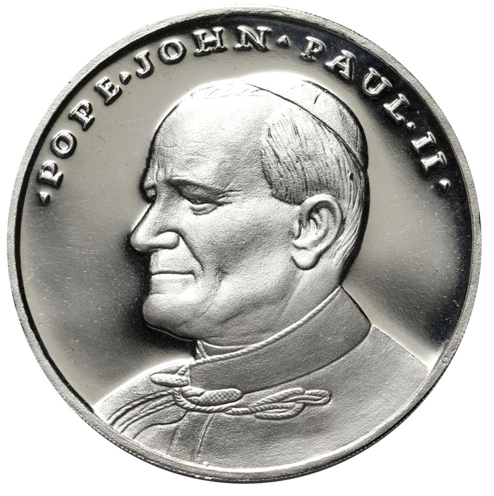 16. Polska, III RP, medal, Jan Paweł II, Jasna Góra 1991, srebro