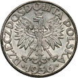 28. II RP, 5 złotych 1936, Żaglowiec