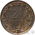 HOLANDIA - 2 1/2 CENTA - 1883 - WILHELM III