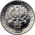 PRL, 10 złotych 1967, 50 Rocznica Rewolucji Październikowej, Nikiel