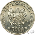 Polska, PRL, 5000 złotych, 1989, Władysław II Jagiełło #SJ