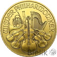 Austria, 100 Euro, 2016, uncja złota, Filharmonia
