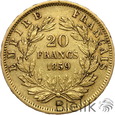 Francja, Napoleon III, 20 franków 1859 BB