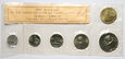 48. ZSRR, zestaw 6 monet od 10 kopiejek do 1 rubla + medal, 1967
