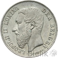BELGIA - 50 CENTIMES - 1886 - LEOPOLD II