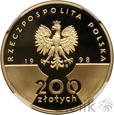 Polska, III RP, 200 złotych 1998, Jan Paweł II, NGC PF69