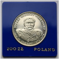 302. Polska, PRL, 200 złotych, 1983, Jan III Sobieski