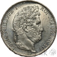 Francja, Ludwik Filip, 5 franków, 1847 A, Paryż [M]