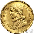 Watykan, Pius IX, 2 1/2 scudo, 1858 R, Rzym, AN XIII