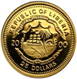 144. Liberia, 25 dolarów, 2000, Napoleon 