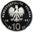 Polska, III RP, 10 złotych 1998, Gen. August Fieldorf Nil, NGC PF69