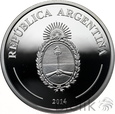 ARGENTYNA - 5 PESOS - 2014- MUZYKANT