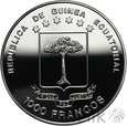 GWINEA RÓWNIKOWA - 1000 FRANKÓW - 2001 - CZEKOLADA